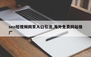 seo短视频网页入口引流,海外免费网站推广