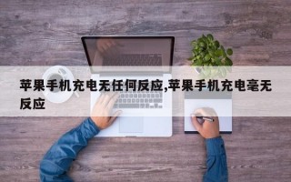 苹果手机充电无任何反应,苹果手机充电毫无反应