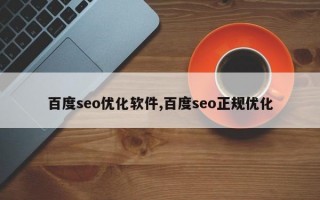 百度seo优化软件,百度seo正规优化