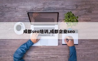 成都seo培训,成都企业seo