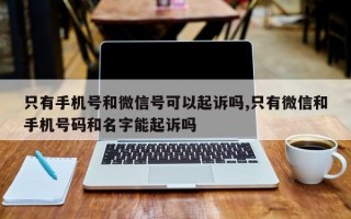 只有手机号和微信号可以起诉吗,只有微信和手机号码和名字能起诉吗