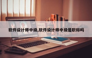 软件设计师中级,软件设计师中级是职称吗