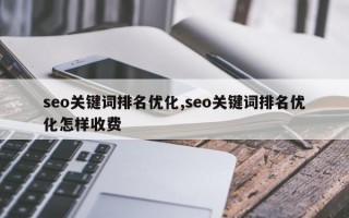 seo关键词排名优化,seo关键词排名优化怎样收费