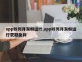 app如何开发和运行,app如何开发和运行获取盈利