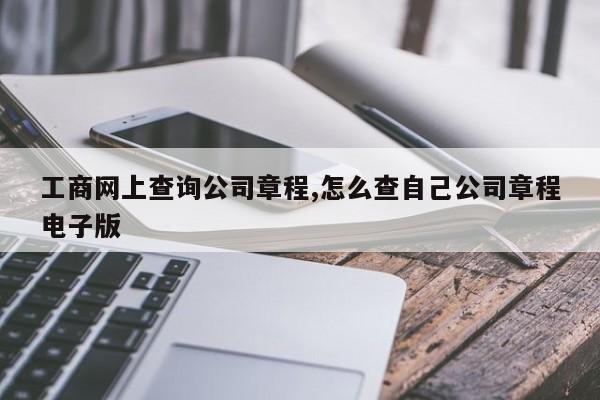 工商网上查询公司章程,怎么查自己公司章程电子版-第1张图片