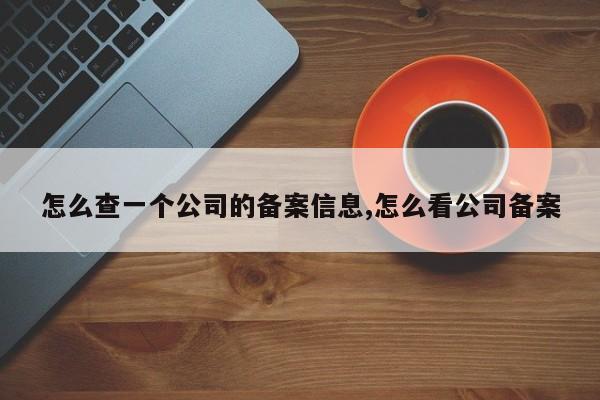 怎么查一个公司的备案信息,怎么看公司备案-第1张图片